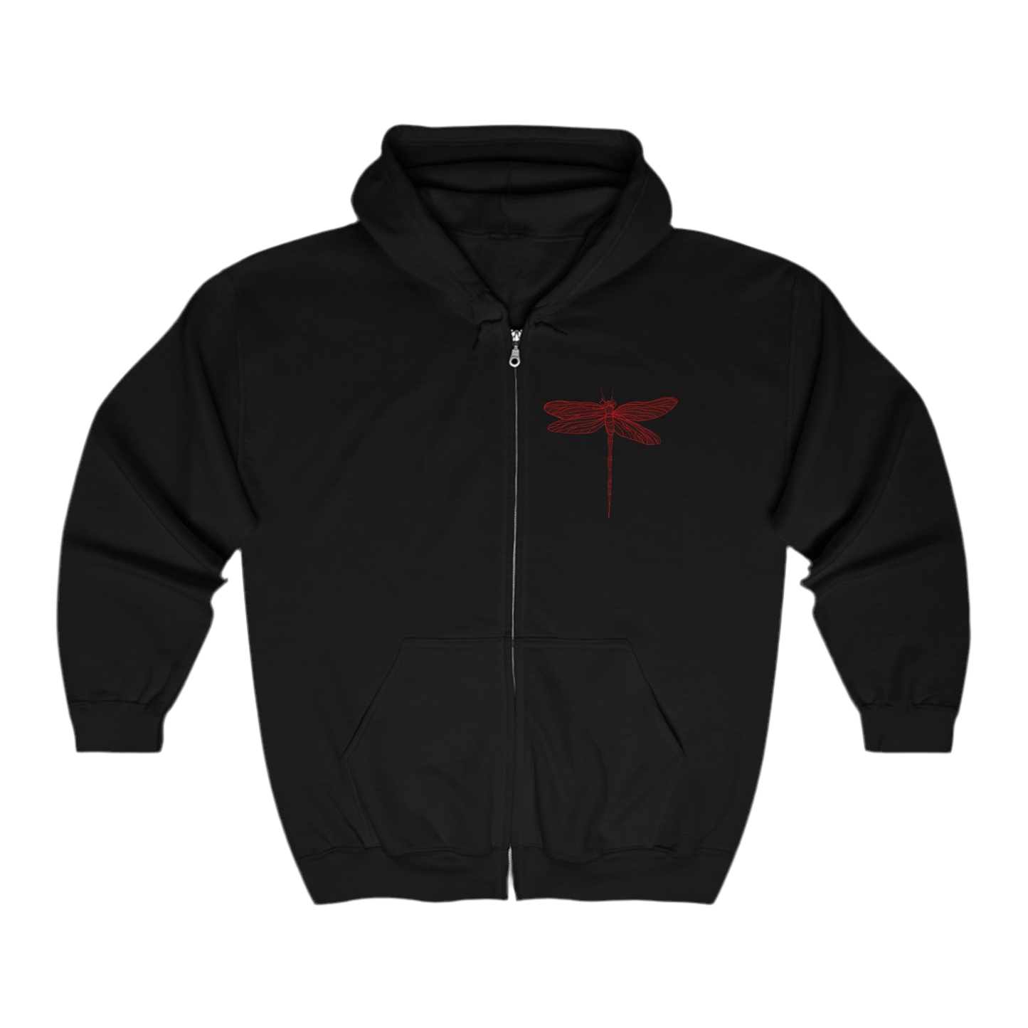 Positive Wings Full Zip Hooded Sweatshirt