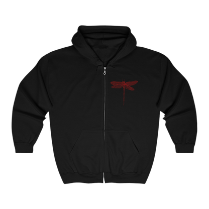 Positive Wings Full Zip Hooded Sweatshirt